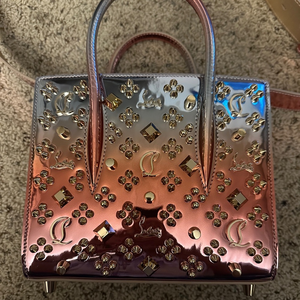 CHRISTIAN LOUBOUTIN Paloma Mini Studded Tote Bag - Picture 8 of 16